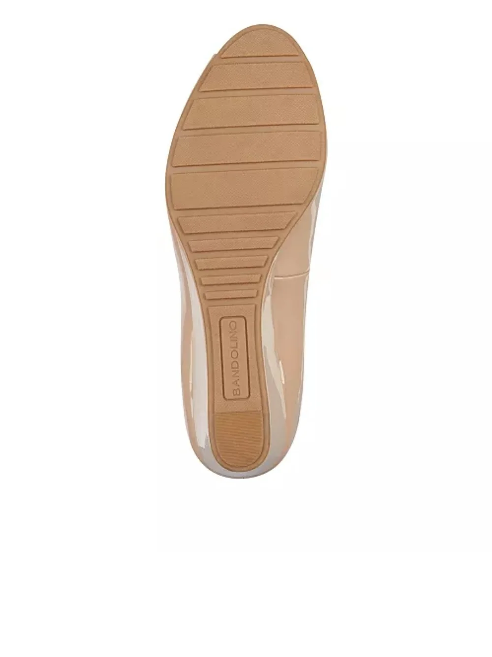 Bandolino Candra Low Wedge Peep Toe Dress Pumps Size 6 WIDE